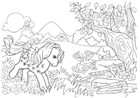coloring page My little pony